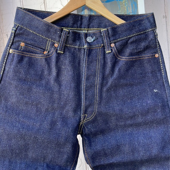 NWOT The Strike Gold Indigo Denim Jeans - Picture 4 of 9